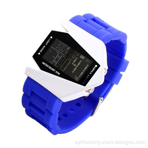 Creative and Multifunctional LED Plane Electronic Watch with Alarm Apt-L0853